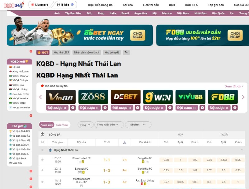 Hạng Nhất Thái Lan