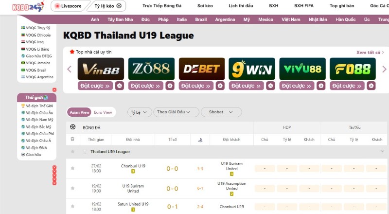 Thailand U19 League